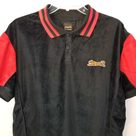 Le Tigre Polo Shirt Large Tigre Logo Black XL - Picture 14 of 16